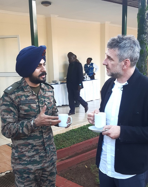 Talk with Indian Officer